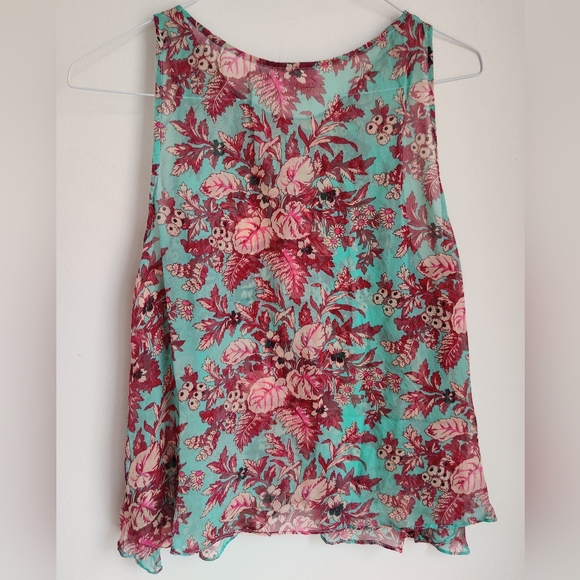 Zimmerman Floral Silk Top New Without Tags - Picture 5 of 13